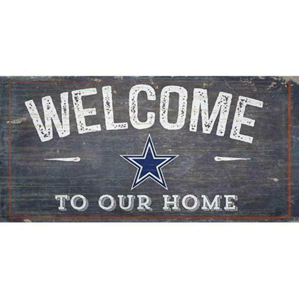 DALLAS COWBOYS WOOD SIGNS 6"X12"